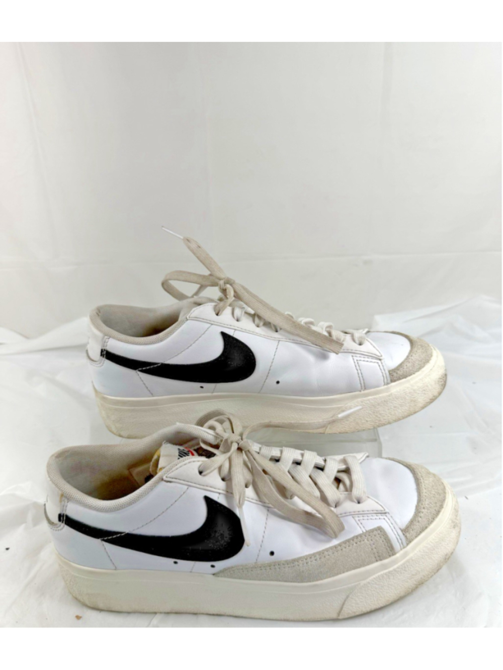 Nike Blazer Low Platform White Black' DJ0292-101 size 8.5 - Picture 6 of 12